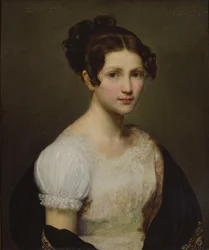 Porträt von Eugénie-Pamela Larivière, Schwester des Künstlers